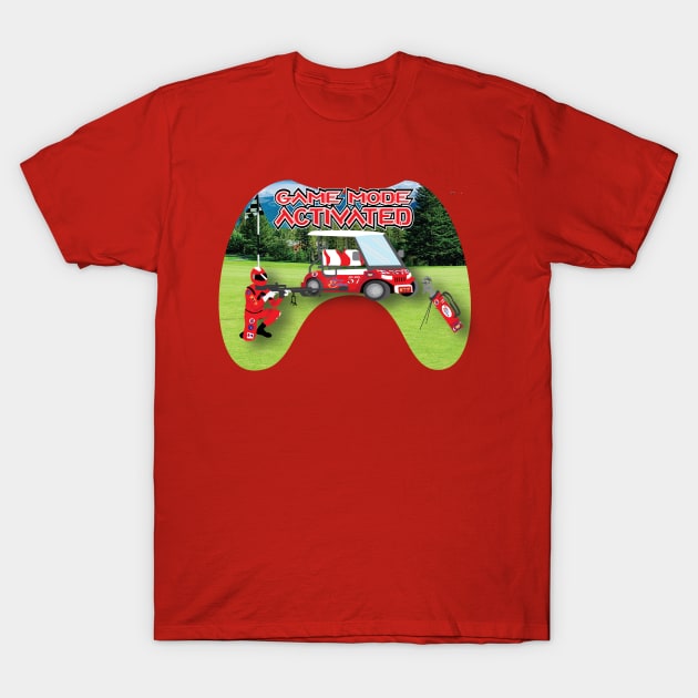 Game Mode Activated red T-Shirt by Sublime Expressions